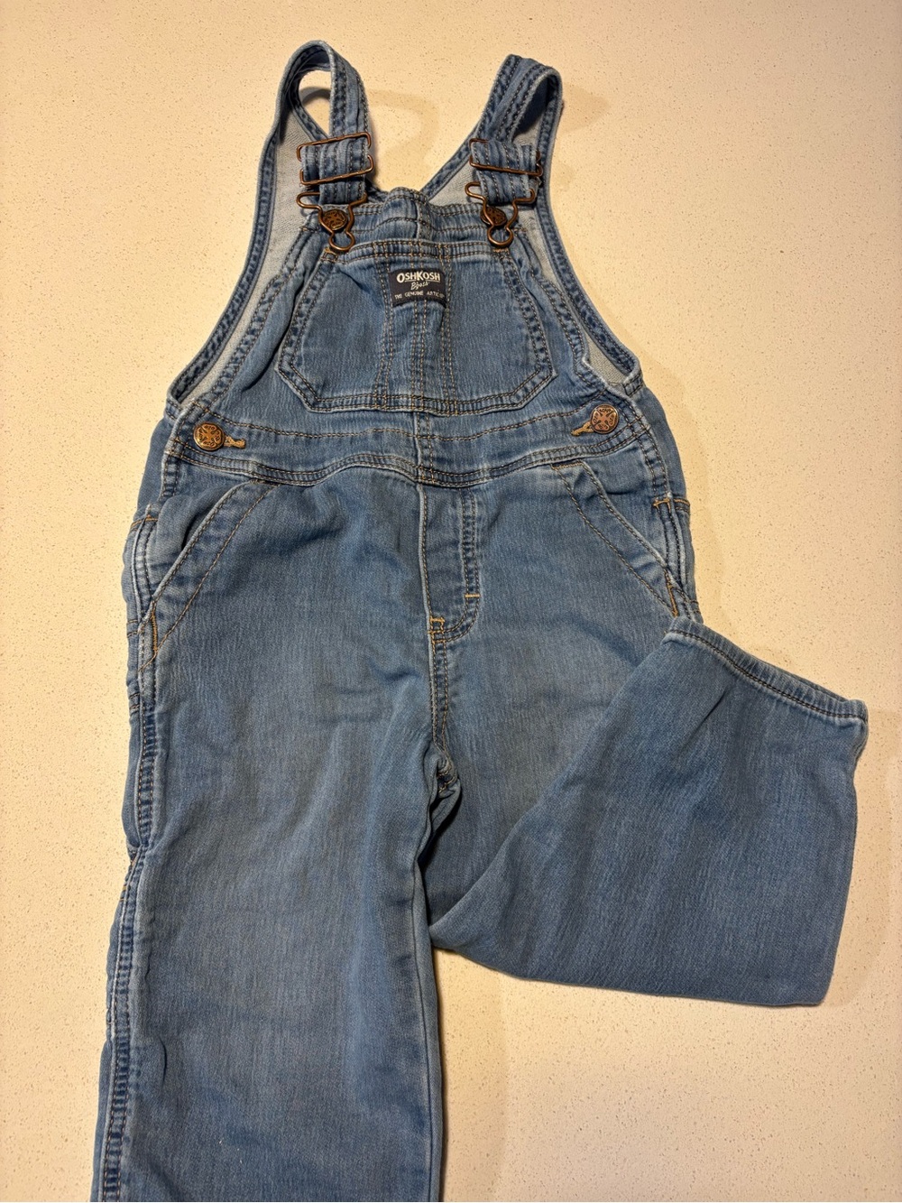 OshKosh B'gosh Light Wash Denim Overalls